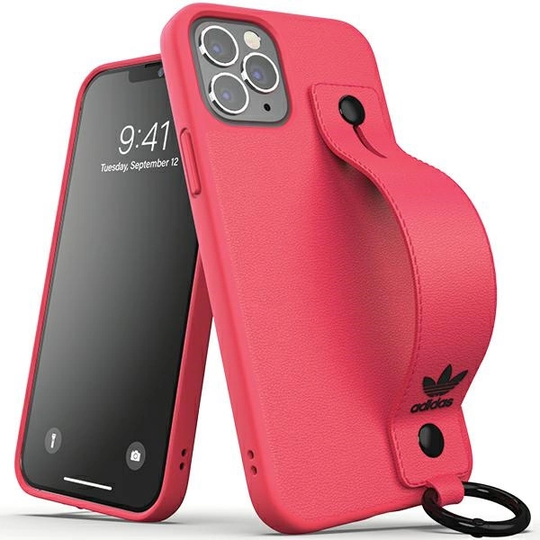 Adidas OR rankenos dėklas iPhone 12 / iPhone 12 Pro – rožinis