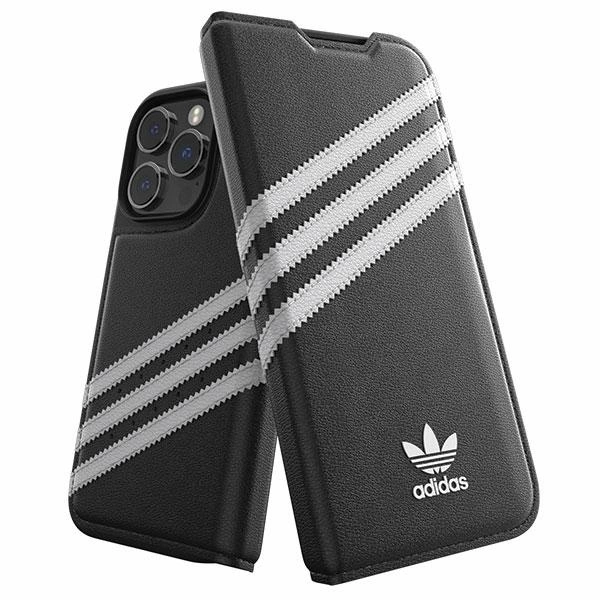 Adidas OR Booklet Case PU iPhone 14 Pro – juodas/baltas 50196