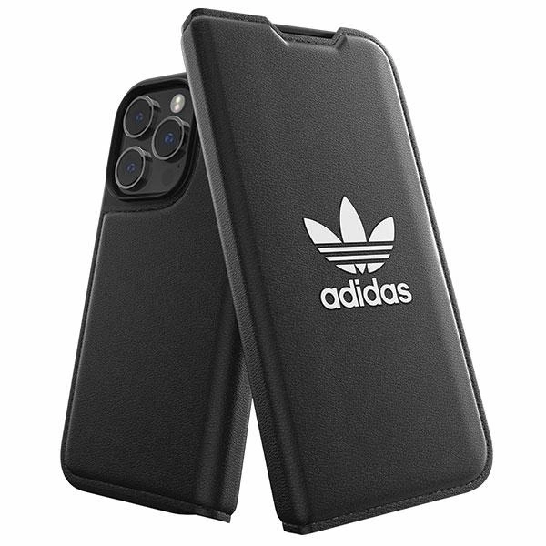 Adidas OR Booklet Case BASIC iPhone 14 Pro 6.1" – juodas/juodas baltas 50182