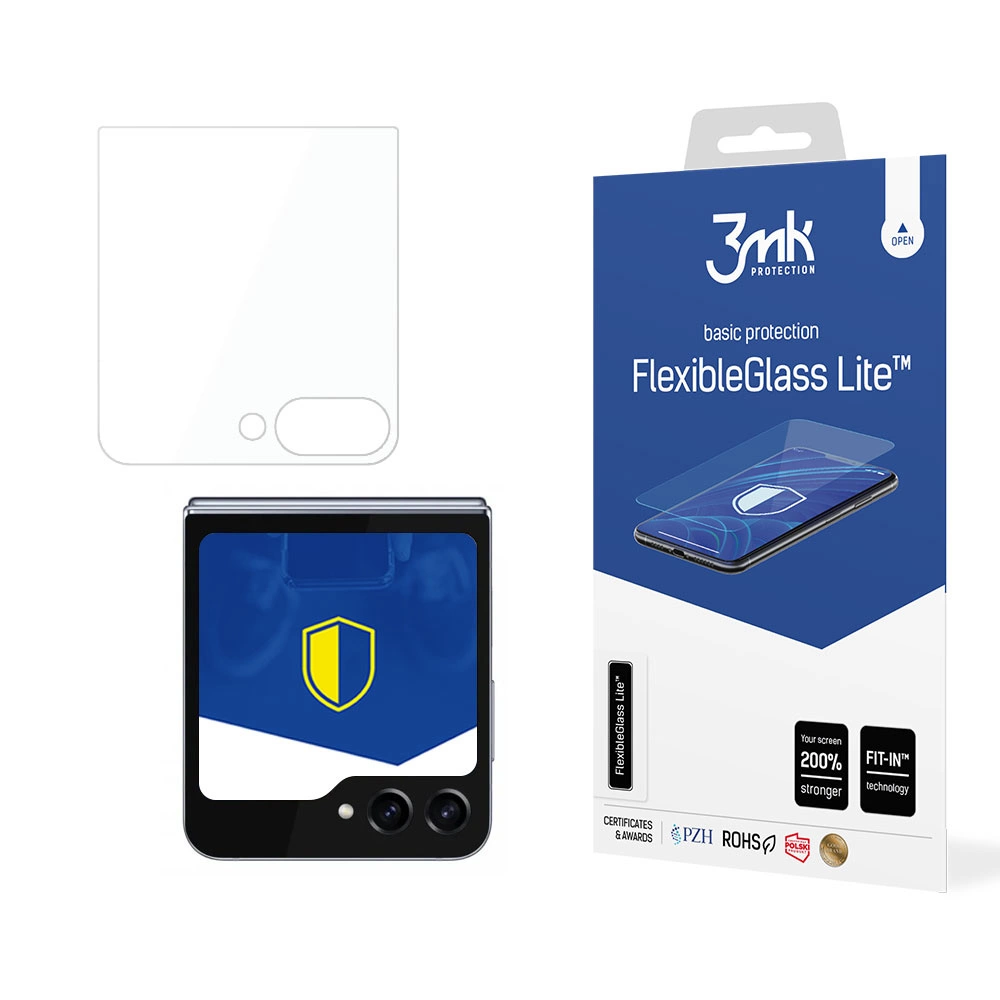 3mk FlexibleGlass Lite™ hibridinis stiklas Samsung Galaxy Z Flip 5 (priekinis ekranas)