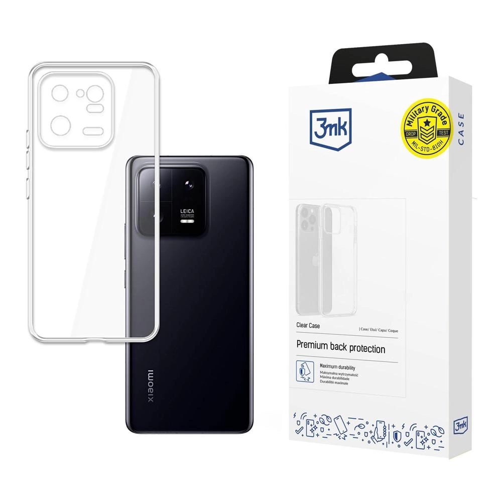 3mk Clear dėklas Xiaomi 13 Pro – permatomas