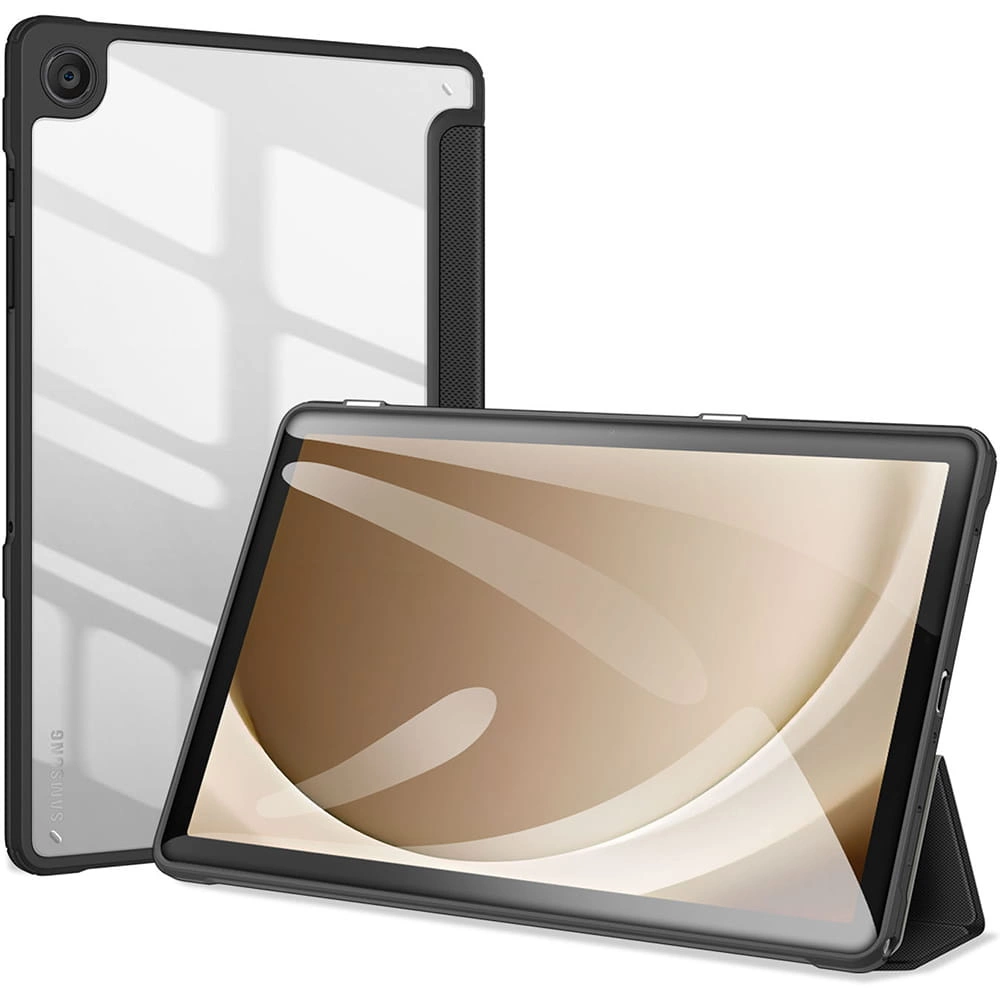 Dux Ducis Toby stylus dėklas su išmaniosios miego funkcija Samsung Tab A9 Plus 11" planšetei – juodas