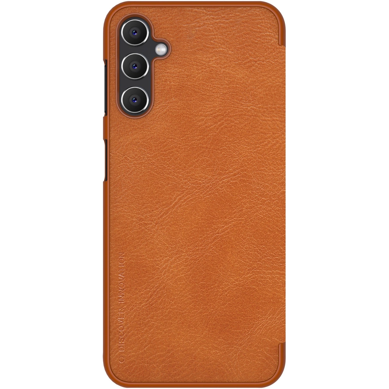 Nillkin Qin Leather dėklas – odinis su flip kišene, rudas