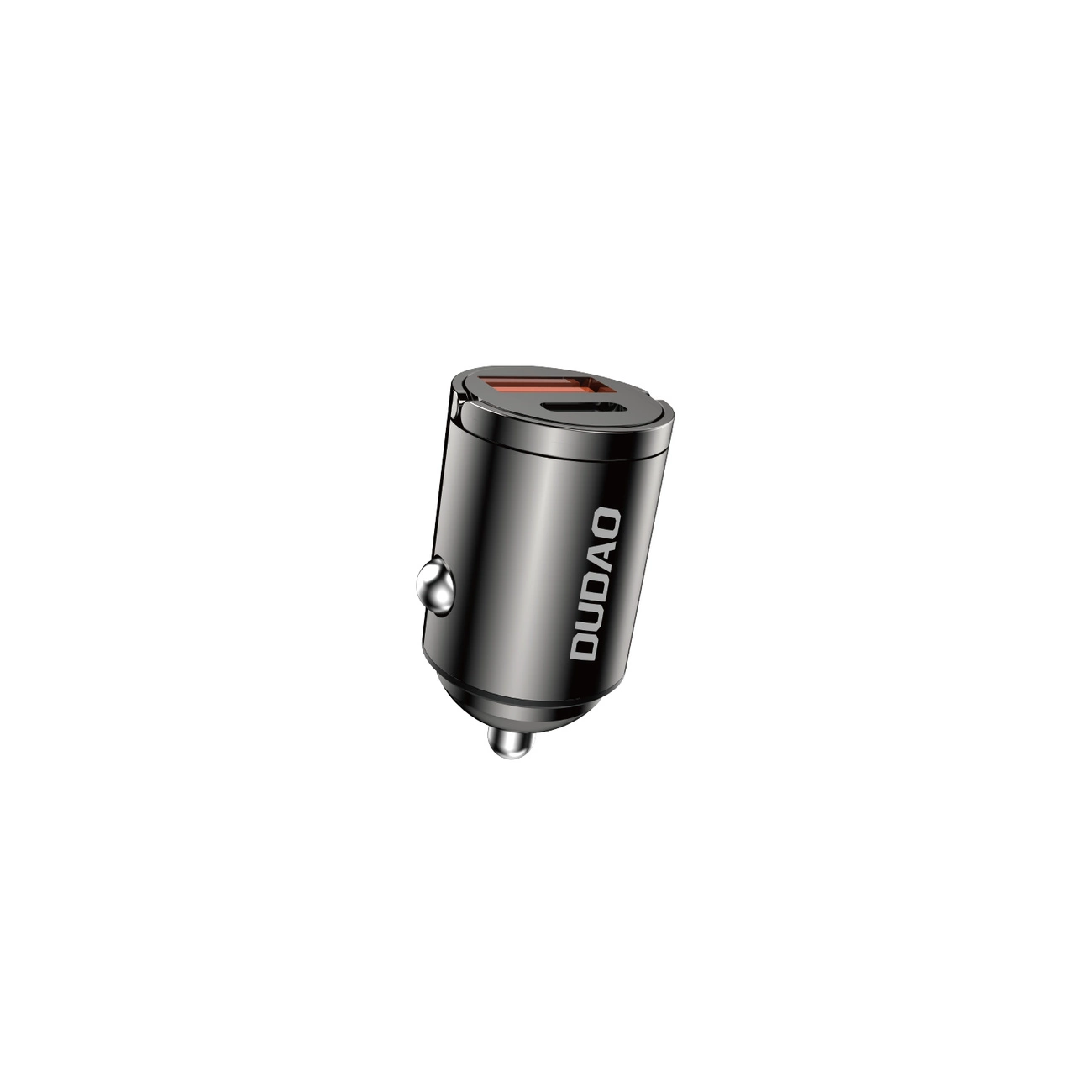 Dudao R3MAX 48W QC PD mini automobilinis įkroviklis – juodas