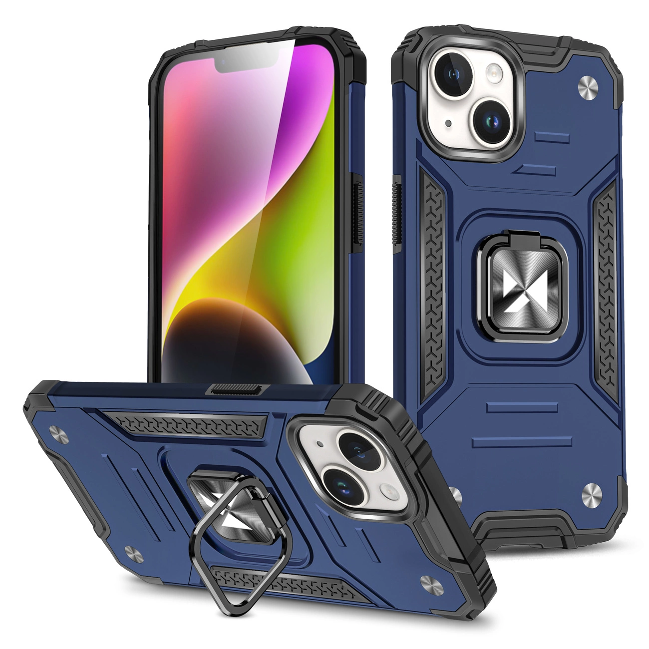 Wozinsky Ring Armor iPhone 15 Plus – mėlynas