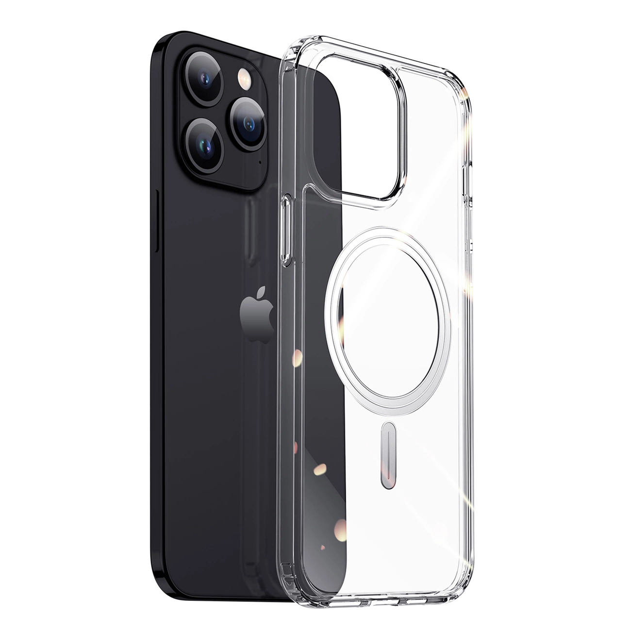 Dėklas iPhone 15 Pro Max su MagSafe Dux Ducis Clin – permatomas