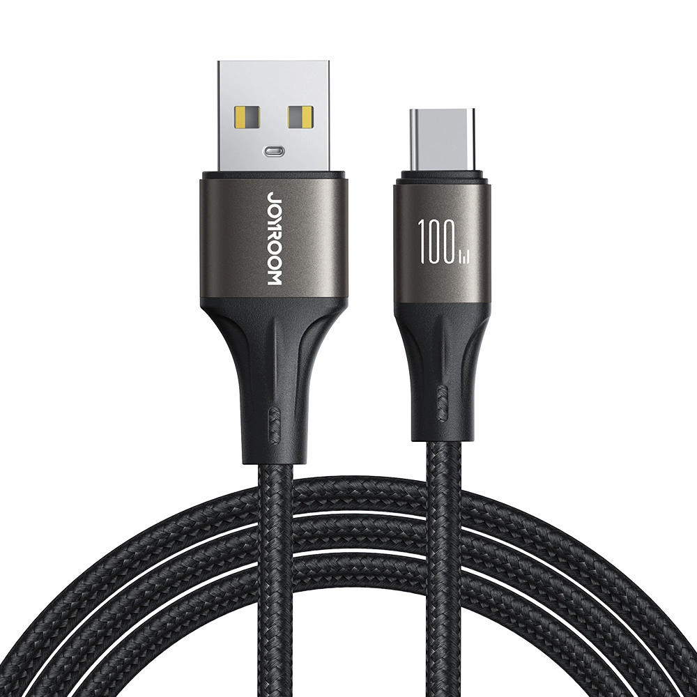 Joyroom Light-Speed Series S-A25 USB-A / USB-C kabelis 100W 1,2 m – juodas