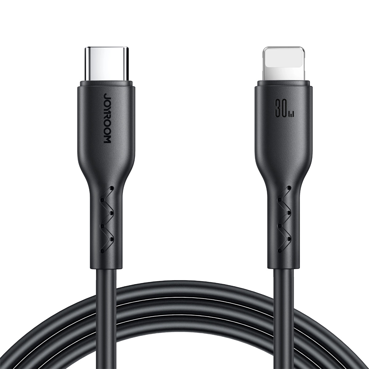 Joyroom Flash-Charge Series SA26-CL3 USB-C / Lightning kabelis 30W 1 m – juodas