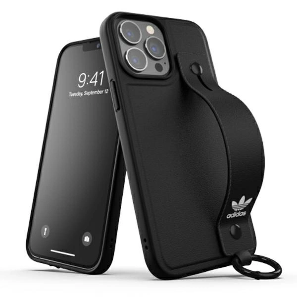 Adidas OR rankenos dėklas iPhone 13 Pro Max 6.7" – juodas/juodas 47139