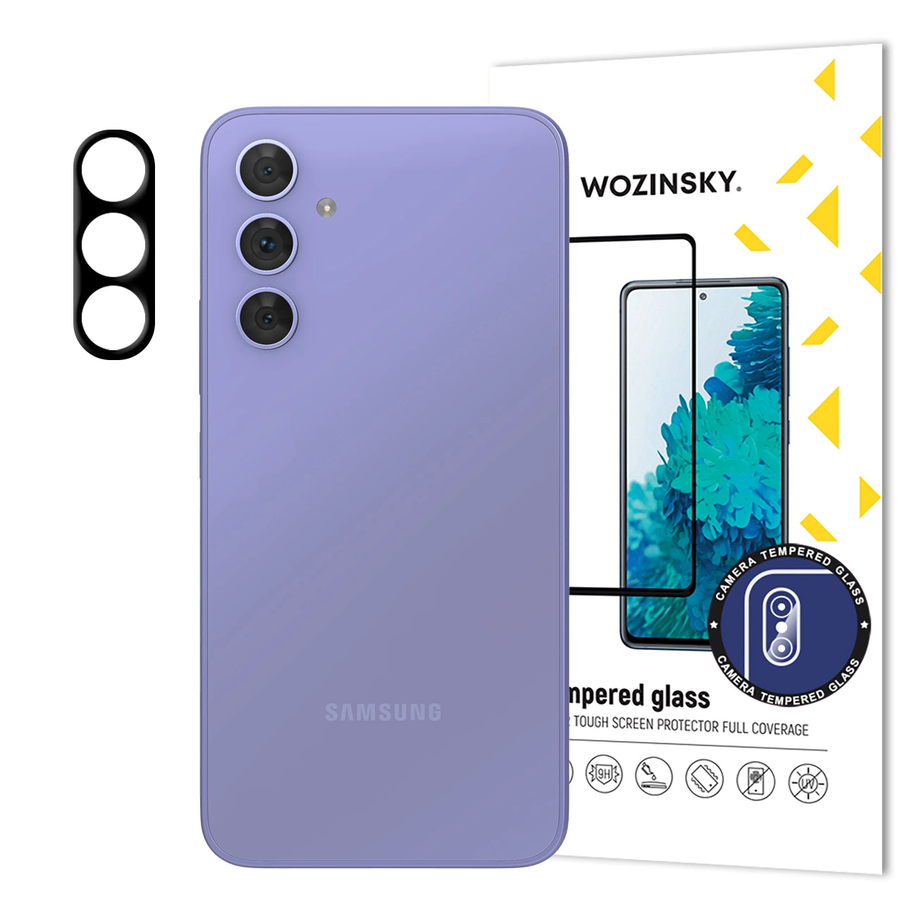 Wozinsky Full Camera Glass apsauginis stiklas Samsung Galaxy A54 5G kamerai 9H