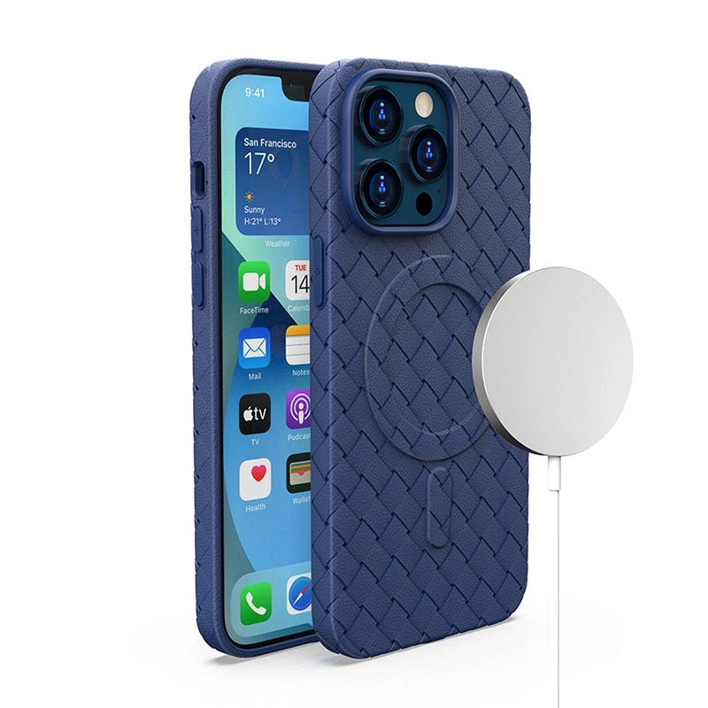 MagSafe austas dėklas iPhone 15 Pro Max – tamsiai mėlynas