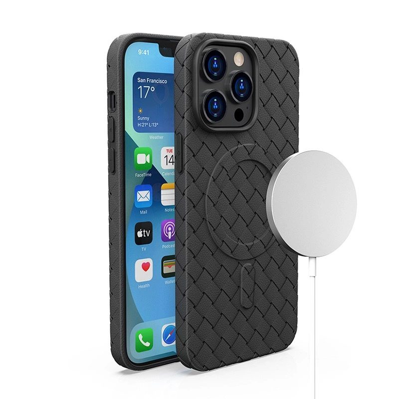 MagSafe austas dėklas iPhone 15 Pro Max – juodas