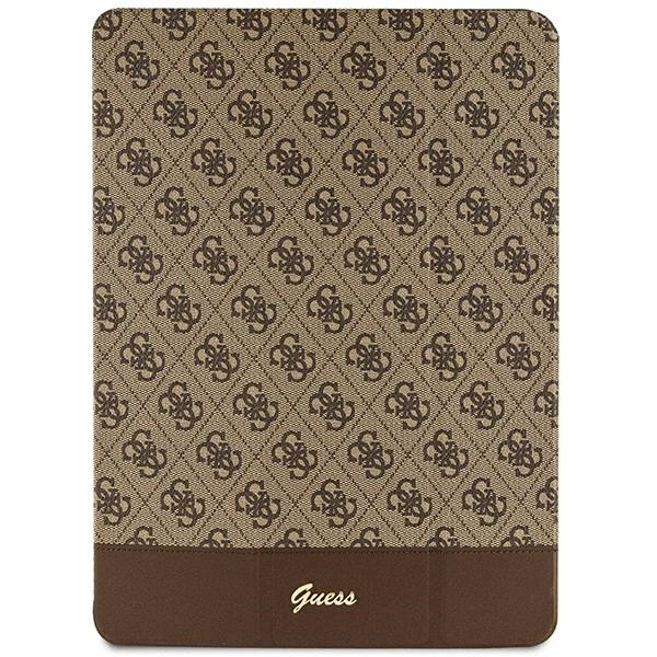 Guess 4G Stripe Allover dėklas iPad Pro 12,9" – rudas