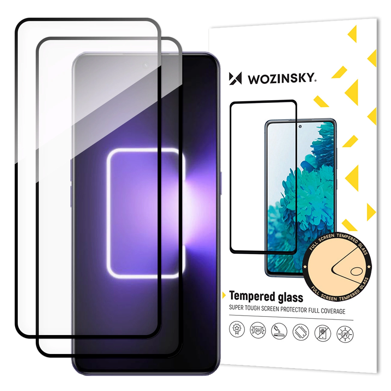 Wozinsky Full Glue apsauginis stiklas Realme GT Neo 5 / Realme GT3, 2 vnt.