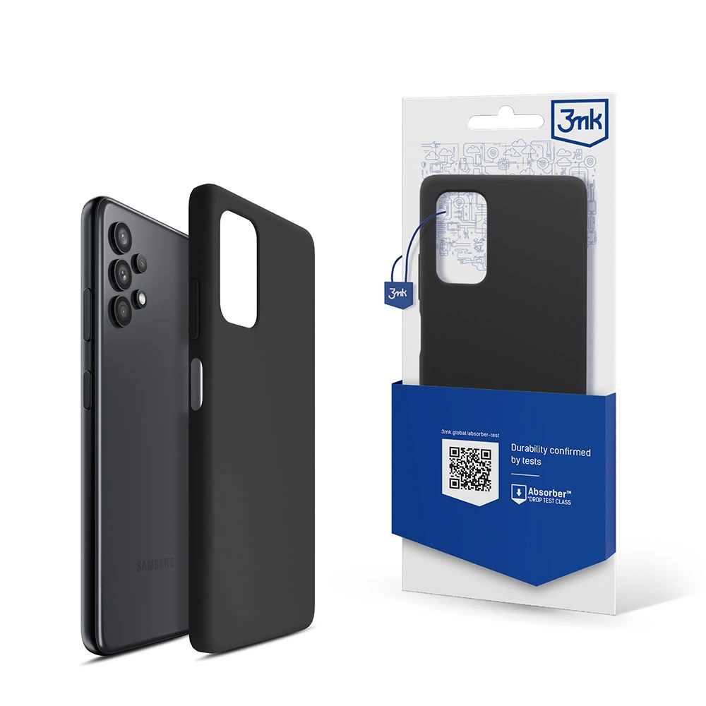 3mk Silicone dėklas Samsung Galaxy A32 5G – juodas