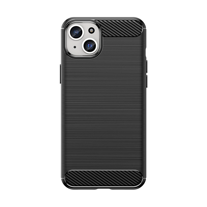 Lankstus anglies rašto dėklas iPhone 15 Plus Carbon Case – juodas
