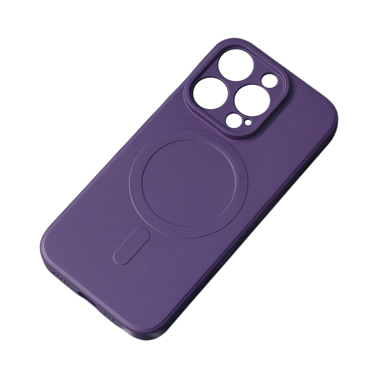 Samsung Galaxy S25 Edge Silikoninis dėklas su MagSafe - violetinis