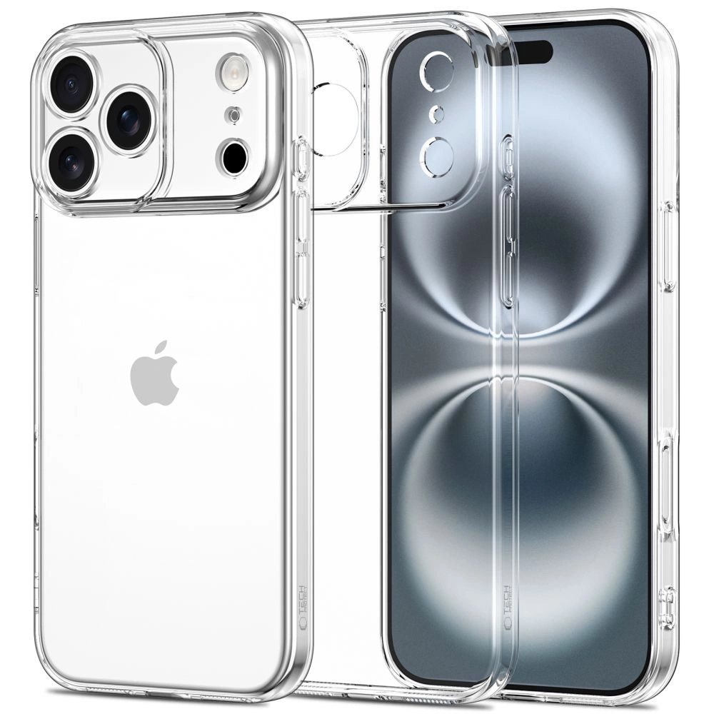 Tech-Protect FlexAir dėklas iPhone 17 Pro – skaidrus