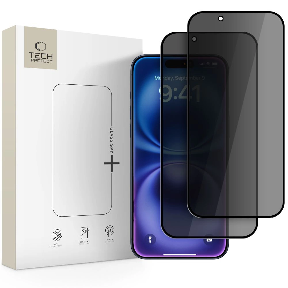 Tech-Protect Glass Spy+ privatumo stiklas 2 vnt. iPhone 17 Air