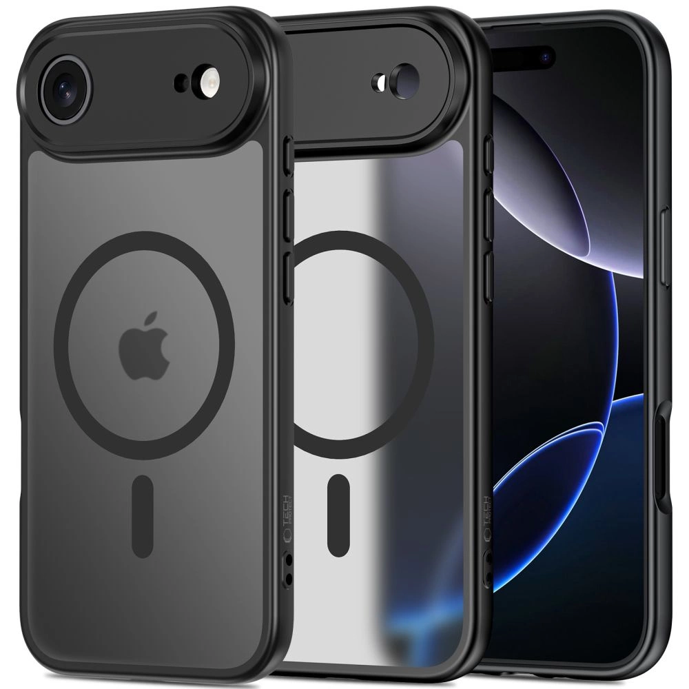 Tech-Protect BasicMag MagSafe dėklas iPhone 17 Air – matinė juoda