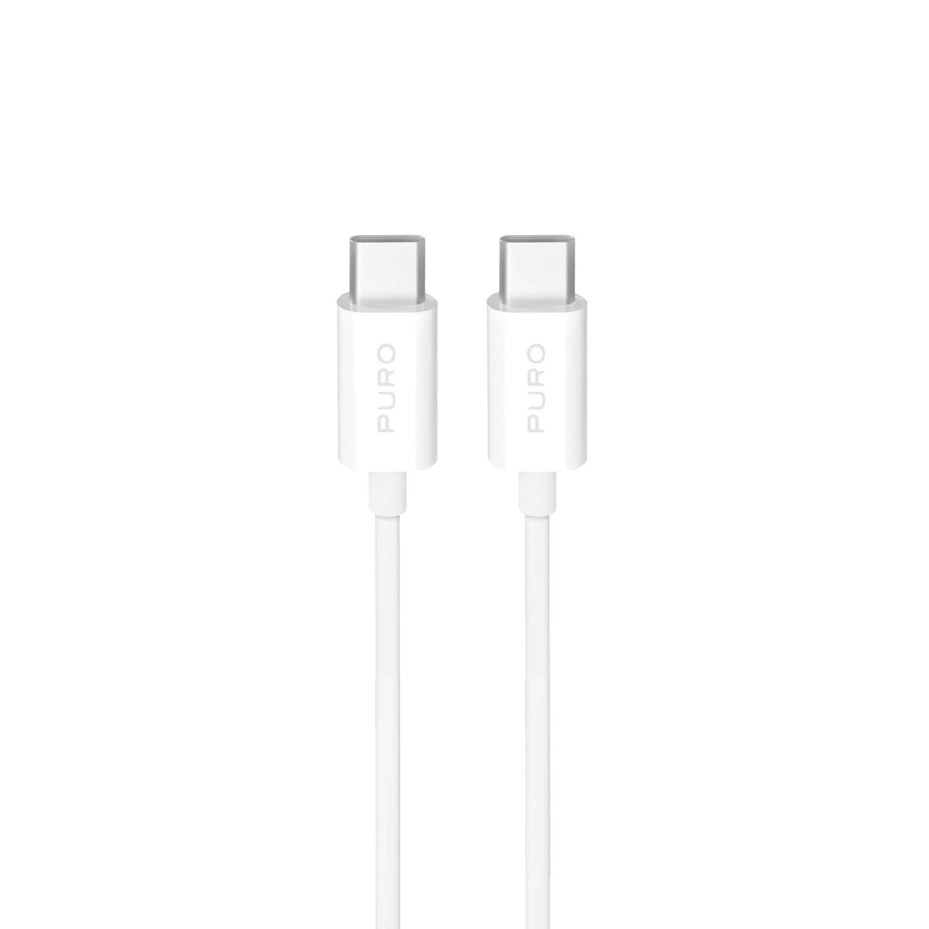 Puro TPE 25W USB-C – USB-C kabelis 3m – balta