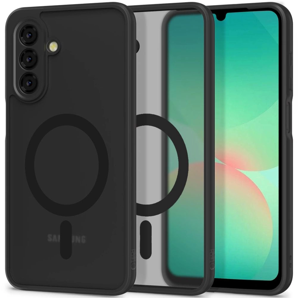 Tech-Protect MagMat MagSafe dėklas Samsung Galaxy A26 5G - matinė juoda