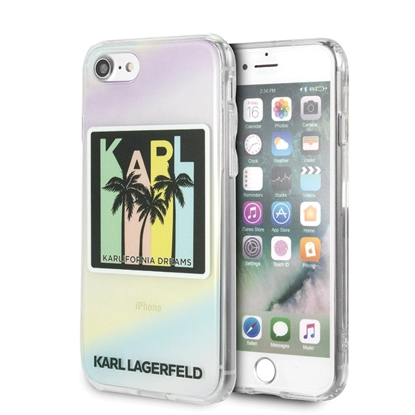 Karl Lagerfeld California Dreams dėklas iPhone 7 / 8 / SE 2020 / SE 2022 - spalvotas