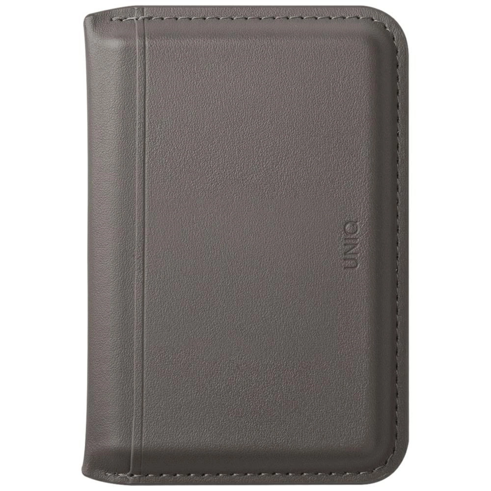 Uniq Lyden DS RFID magnetinė piniginė su telefono stovu – pilka
