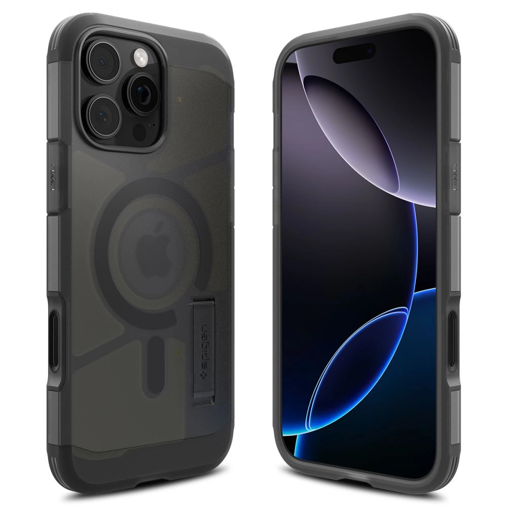 Spigen Tough Armor „T“ Mag MagSafe dėklas iPhone 16 Pro Max - juodas