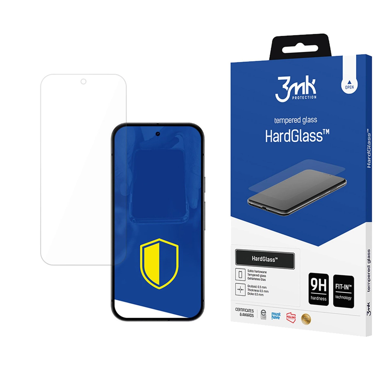 Grūdintas stiklas 3mk HardGlass Google Pixel 9A