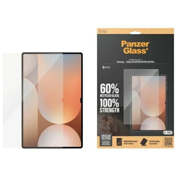 PanzerGlass Ultra-Wide Fit grūdintas stiklas Samsung Galaxy Tab S8 Ultra / S9 Ultra / S10 Ultra