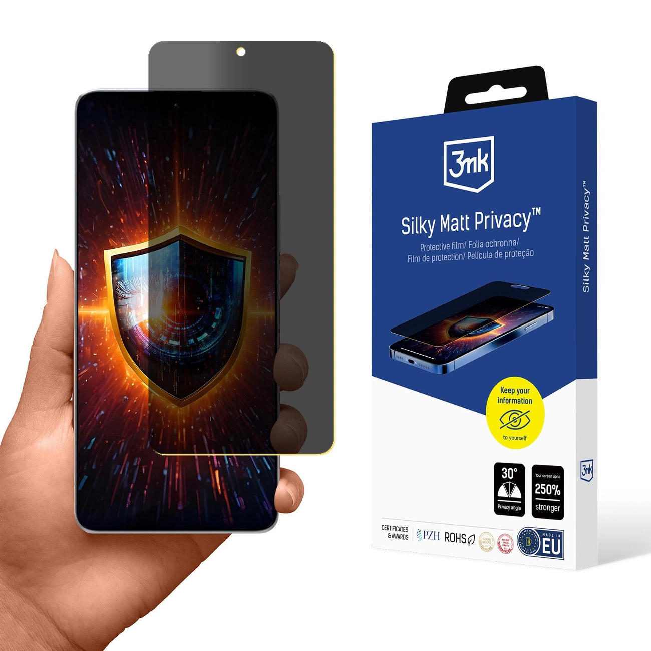 Apsauginė plėvelė privatumo 3mk Silky Matt Privacy Xiaomi Redmi Note 13 Pro+