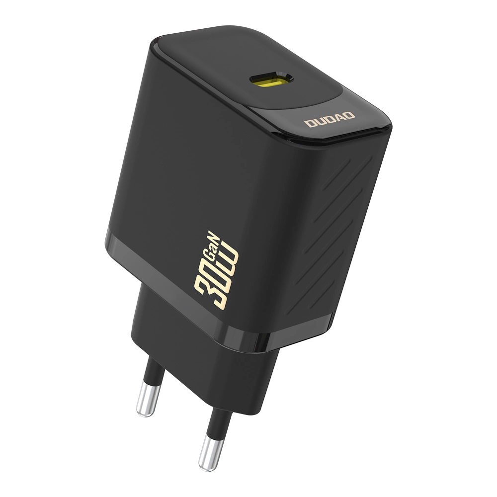 Dudao A27P 30W PD GaN USB-C sieninis įkroviklis - juodas