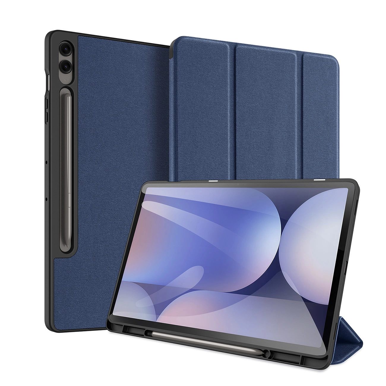 Dux Ducis Domo dėklas Samsung Galaxy Tab S10 Plus/S9 Plus/S9 FE Plus – mėlynas