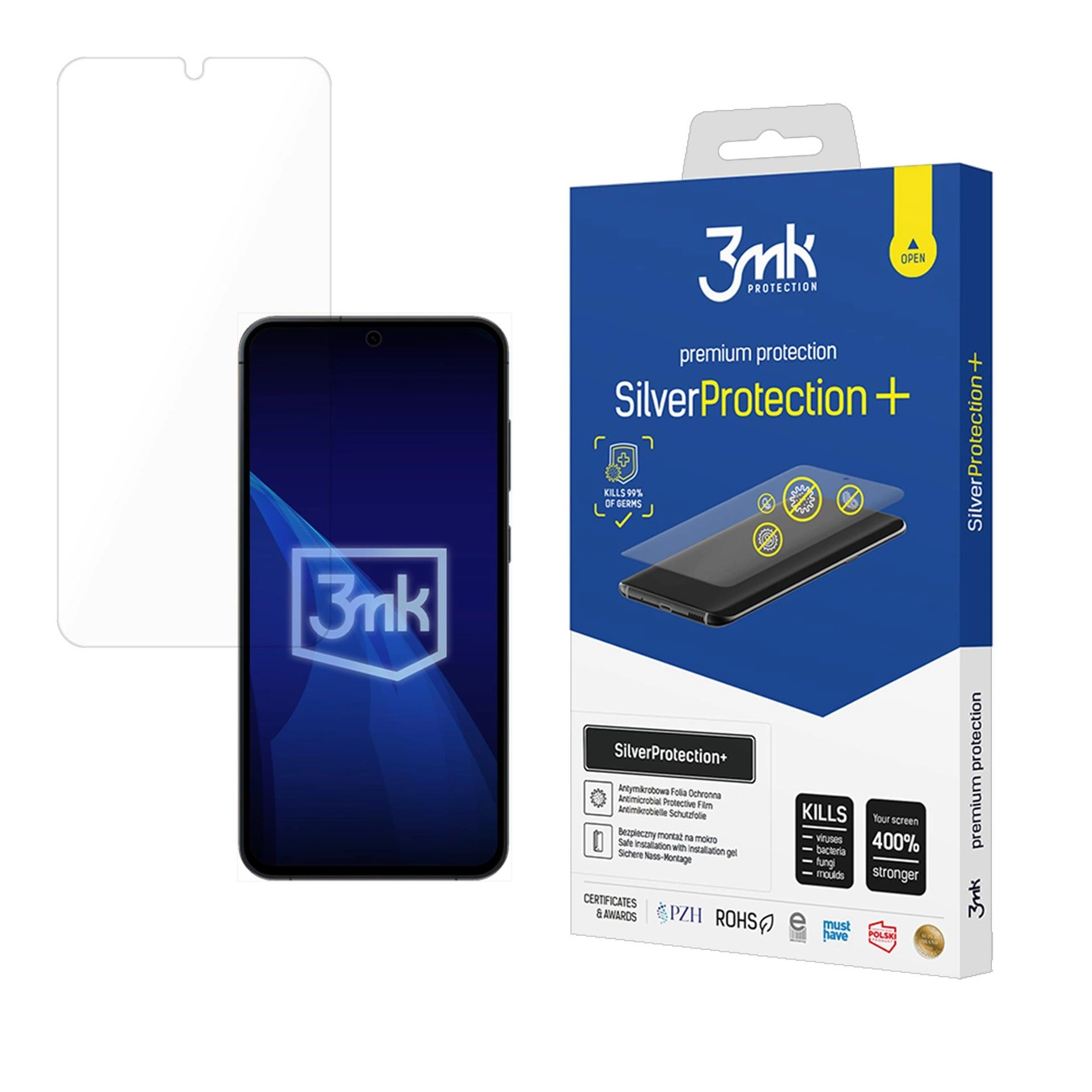 3mk SilverProtection+ apsauginė plėvelė Samsung Galaxy S25