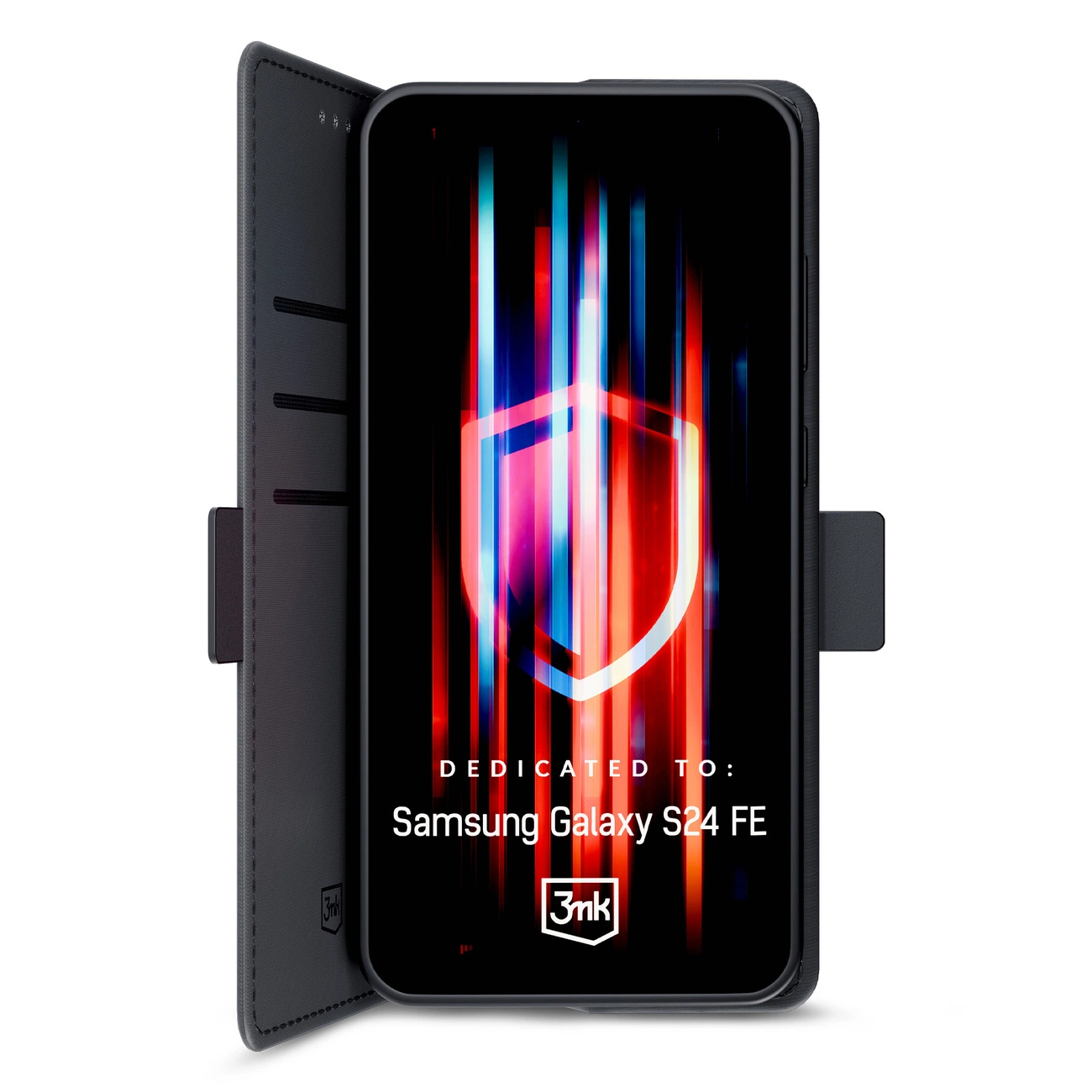 3mk Dėklas su pinigine Samsung Galaxy S24 FE - juodas
