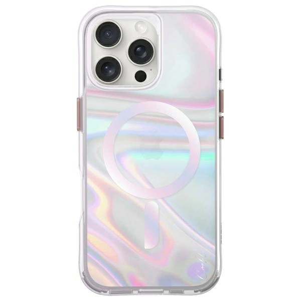 Uniq Coehl Savon magnetinis įkrovimo dėklas iPhone 16 Pro – skaidrus