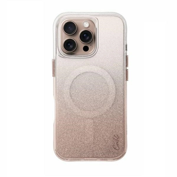 Uniq Coehl Lumino magnetinis įkrovimo dėklas iPhone 16 Pro - auksinis
