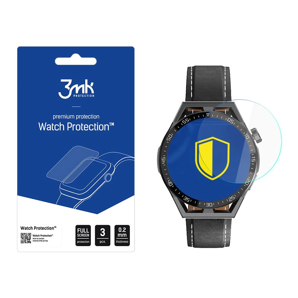 Išmaniojo laikrodžio ekrano apsauga 3mk Watch Protection FlexibleGlass Rubicon RNCE88
