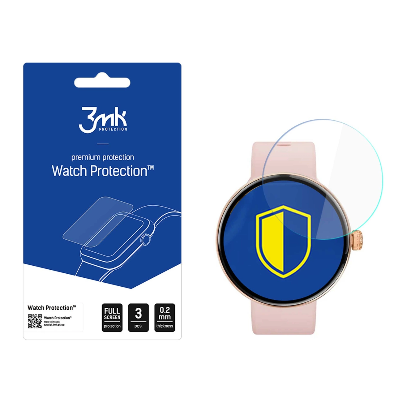 3mk Watch Protection ARC išmaniojo laikrodžio ekrano apsauga G 066