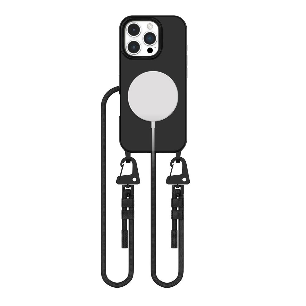 Tech-Protect MagNecklace MagSafe dėklas iPhone 16 Pro Max - juodas
