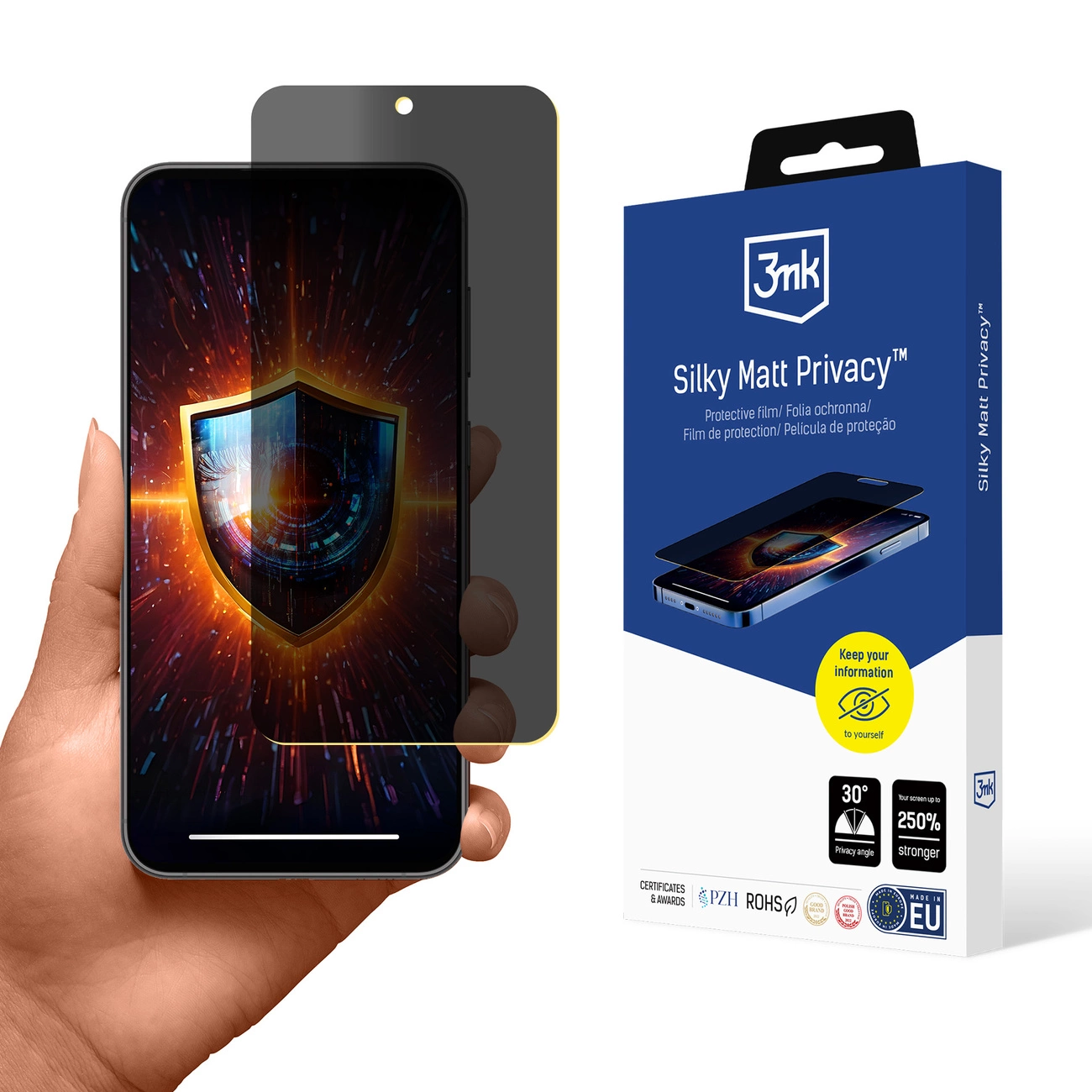 Matinė privatumo plėvelė 3mk Silky Matt Privacy Samsung Galaxy S23 FE