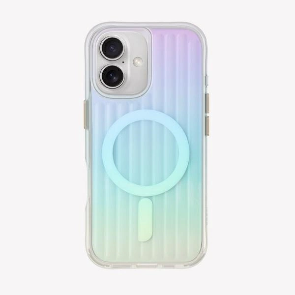 Uniq Coehl Linear magnetinis įkrovimo dėklas iPhone 16 - opalescencinis