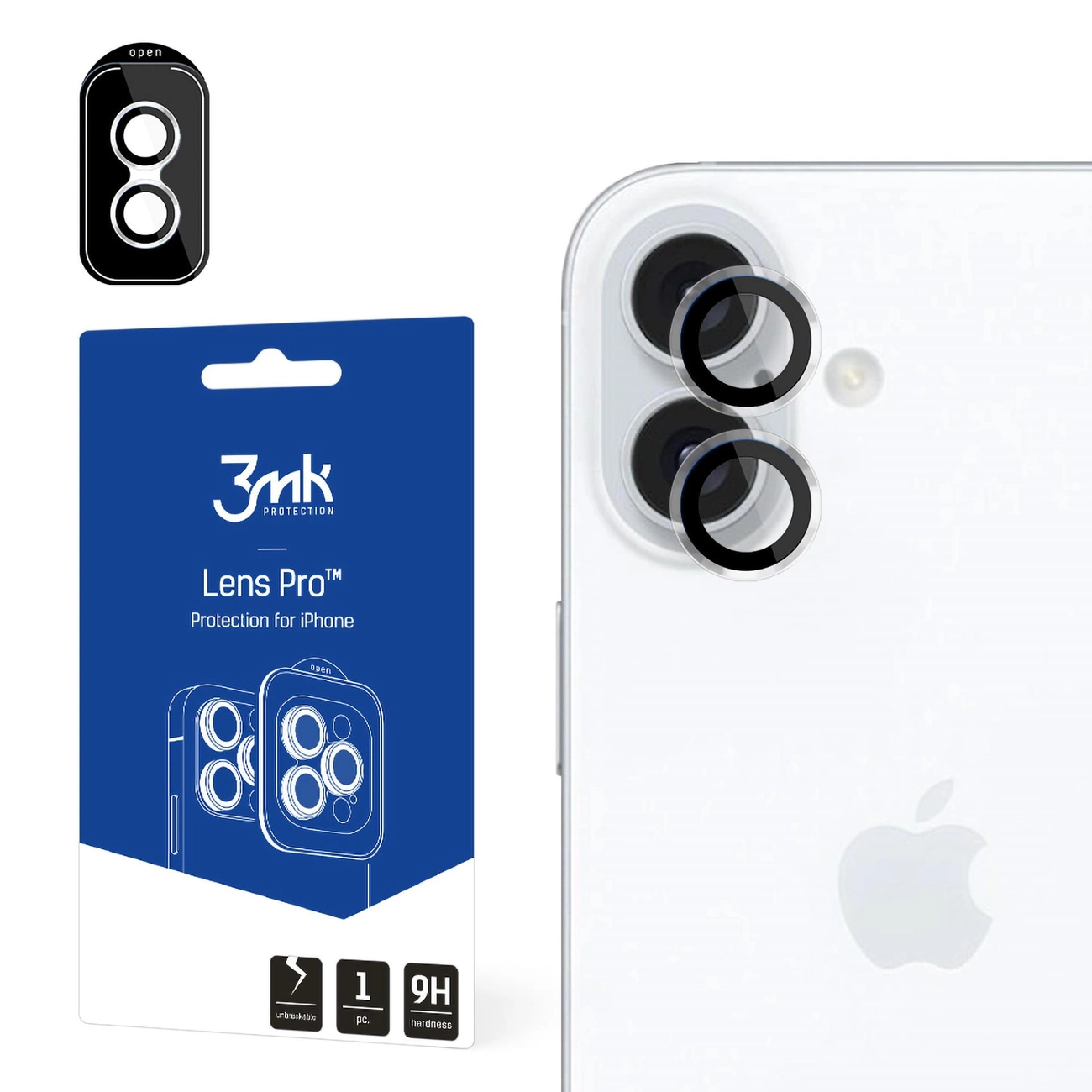 3mk Lens Protection Pro kameros dangtelis iPhone 16/16 Plus