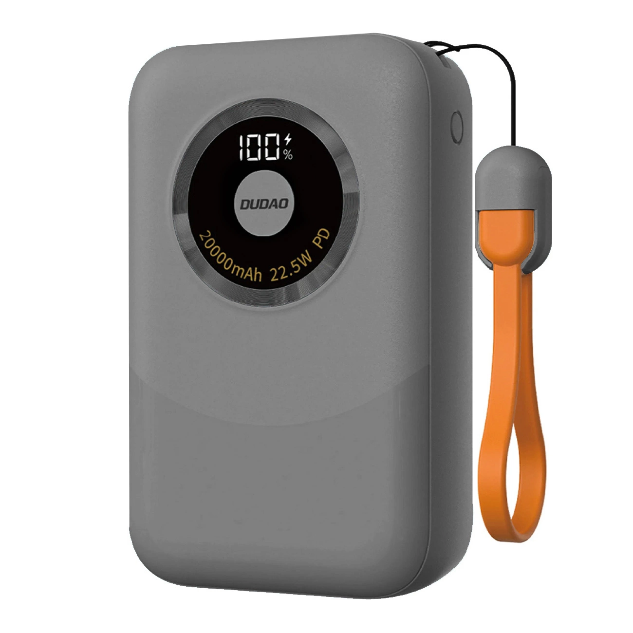 Powerbank Dudao K21 Mini 10000 mAh 22,5W USB-A / USB-C – pilkas