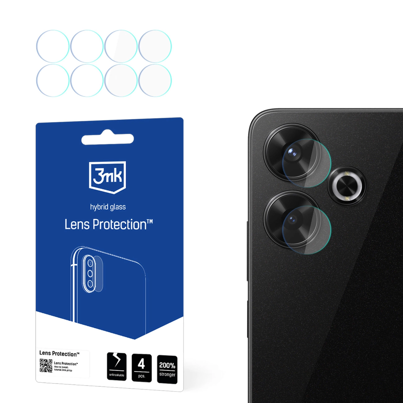 Kameros dangtelis 3mk Lens Protection Xiaomi Redmi 13 4G