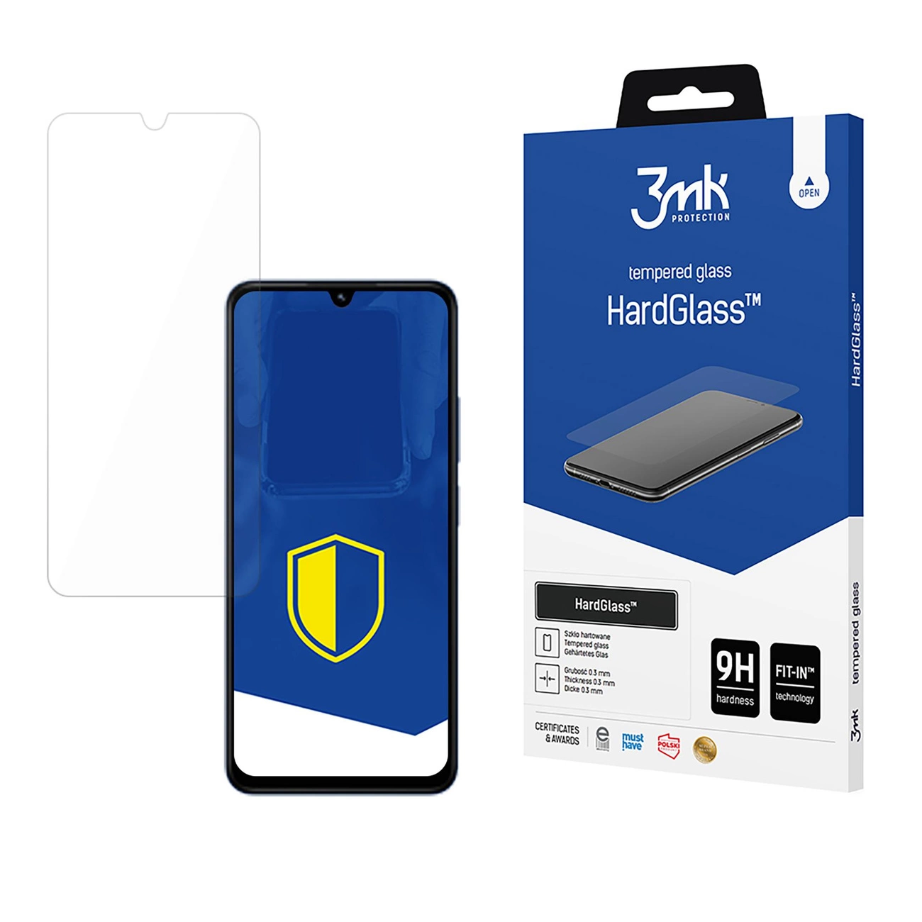 Grūdintas stiklas 9H 3mk HardGlass™ Xiaomi Redmi 14C