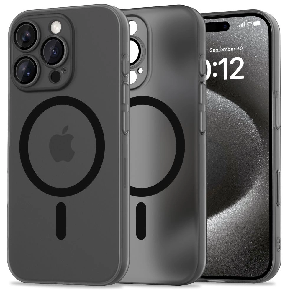 Tech-Protect MagSlim MagSafe dėklas iPhone 16 Pro Max - pusiau skaidrus