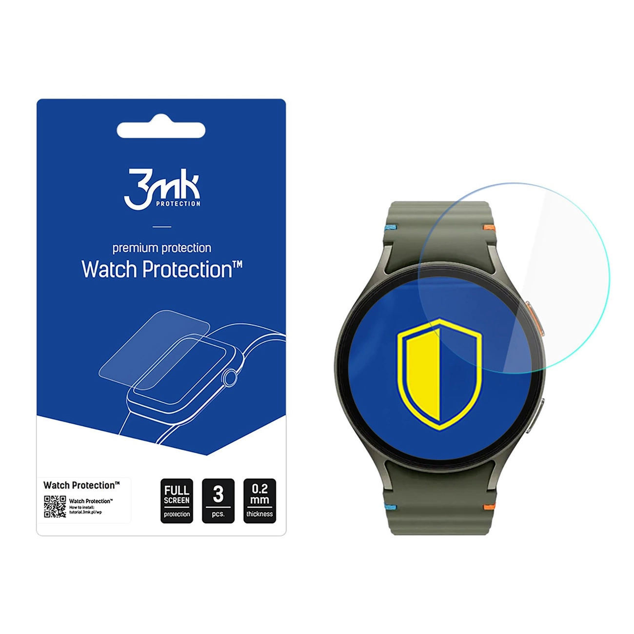 Grūdintas stiklas 3mk Watch Protection FlexibleGlass Samsung Galaxy Watch 7 (40mm)