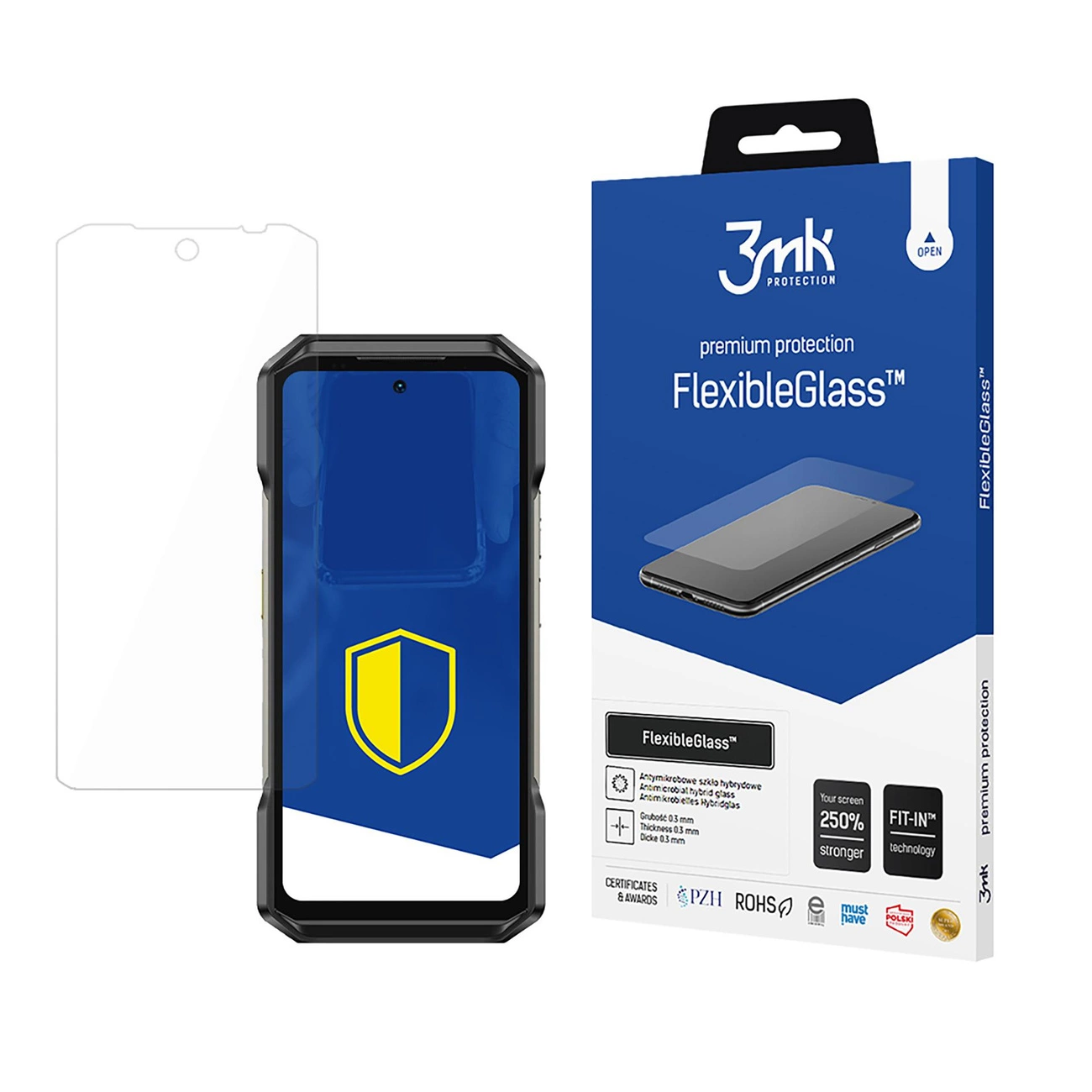 3mk FlexibleGlass hibridinis stiklas Ulefone Armor 27 Pro / 27T Pro